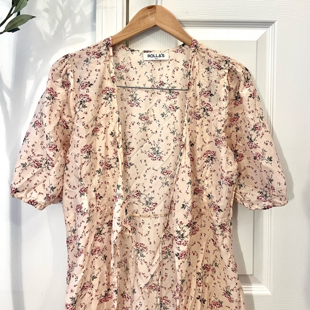 ROLLA’S Verona dress in cream floral
